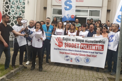 Sağlık emekçilerinden şiddete tepki