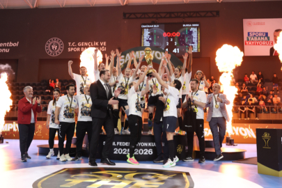 Şampiyon, Bursa Büyükşehir Belediyespor!