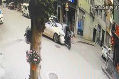 Bursa'da  otomobil ile motosiklet kafa kafaya çarpıştı: 1 yaralı
