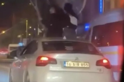 Bursa’da trafikte tehlikeli şov: Tavan keyfi 25 bin tl’ye patladı