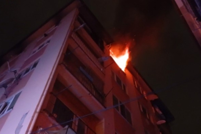 Bursa'da 6 katlı binada yangın paniği