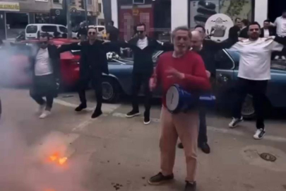Bursa’da düğün magandası kamerada
