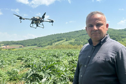 Kestel Belediyesinden çiftçiye drone desteği