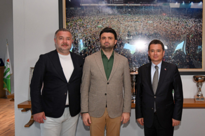Başkan Aydın’dan Bursaspor’a tebrik ziyareti