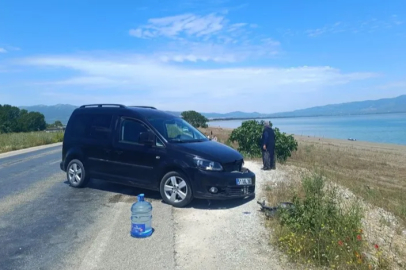 Bursa’da Korkutan kaza: Motosiklet zeytinliğe savruldu