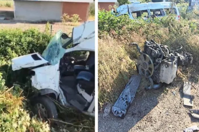 Bursa'da patlayan lastik kazaya neden oldu: 6 yaralı