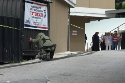 Bursa'da gerçeğini aratmayan bomba tatbikatı