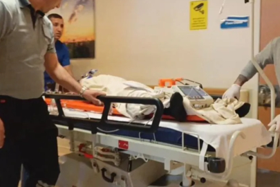 Bursa'da başına demir parçası düşen işçi yaralandı