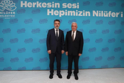 Başkan Özdemir, Bursa Büyükşehir Belediye Başkan Vekili Biba'yı ağırladı