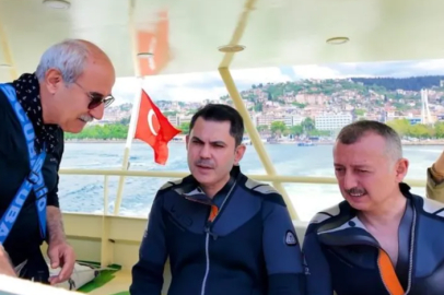 Bakan Kurum, İzmit Körfezi’ne daldı