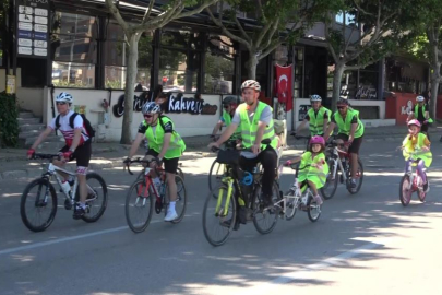Bursa'da sağlıklı hayat için pedal çevirdiler
