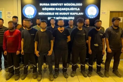Bursa'da kaçak göçmen işçi operasyonu