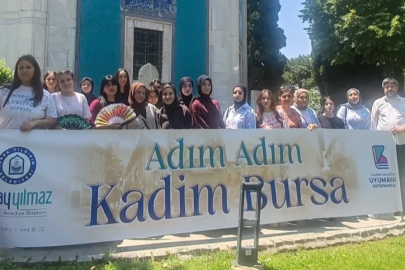 Yıldırımlı gençler tarihi yerinde keşfediyor