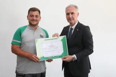 İnegöl'de sertifika heyecanı