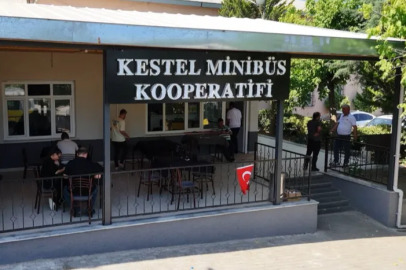 Kestel'de Yeni Mahalle Minibüs Durağı baştan sona yenilendi