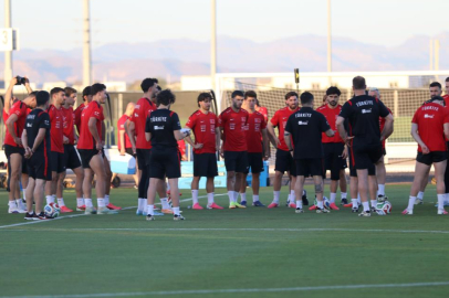A Milli Futbol Takımı, ABD maçı hazırlıklarına devam etti