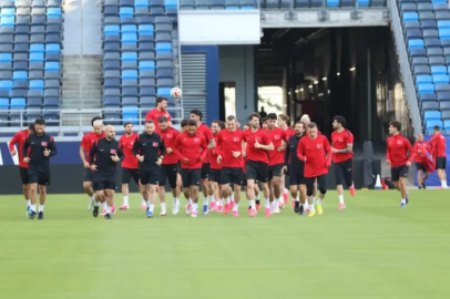 A Milli Futbol Takımı, Los Angeles'taki ilk antrenmanını yaptı