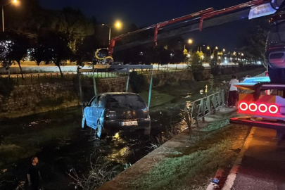 Bursa'da makas atan otomobille birlikte iki araç dereye uçtu: 6 yaralı