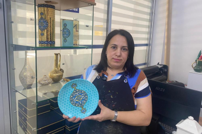 Bursa'nın Tarihi mekanları cam süsleme sanatıyla cam ürünlerde buluşuyor
