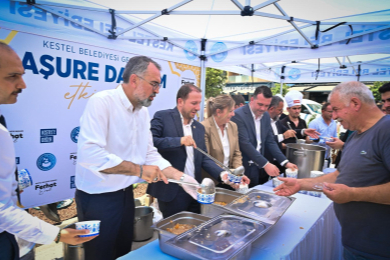 Kestel'de Muharrem Ayı bereketi paylaşıldı