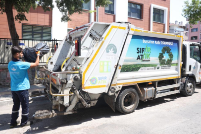 Osmangazi’de çöp evden 2,5 ton geri dönüşüm atığı çıkarıldı