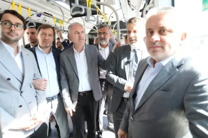 İnegöl’de metrobüs için test sürüşü yapıldı