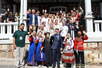 Altın Karagöz ekiplerinden Başkan Vekili Biba'ya ziyaret