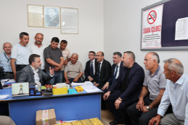Başkan Vekili Biba, Orhaneli'de yatırımları ele aldı