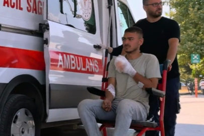 Bursa'da iş kazası parmaklarından etti