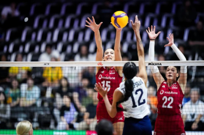 A Milli Kadın Voleybol Takımı, ABD'ye mağlup oldu