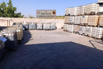 Bursa'da 10 milyon liralık sahte madeni yağ operasyonu