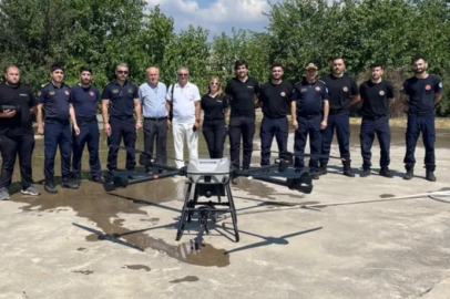 Bursa'da yangınlara dronlu müdahale dönemi için kritik test