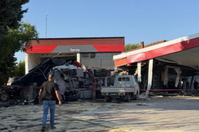 Bursa'da Ölüm benzin istasyonu marketinde alışveriş yaparken yakaladı