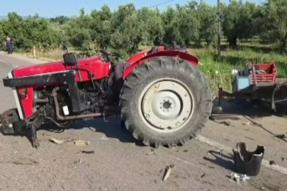 Bursa'daki traktör kazasında 2 kişi yaralandı