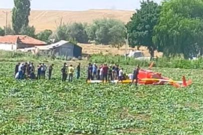 Ankara'da eğitim helikopteri düştü: 2 yaralı