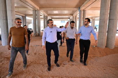 Yavuzselim Pazaryeri’nde çalışmalar devam ediyor