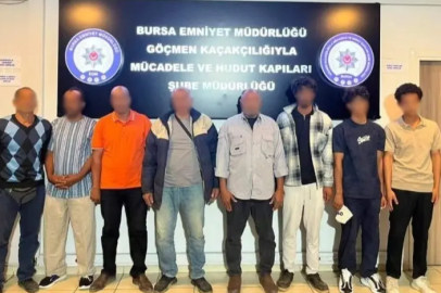 Bursa'da düzensiz göçmen operasyonu