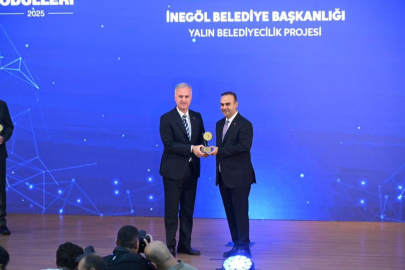 İnegöl Belediyesi’nin "Yalın Belediyecilik" projesine bakanlıktan verimlilik ödülü