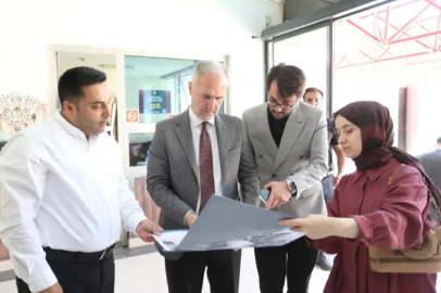 Başkan Taban, devam eden çalışmaları yerinde izledi