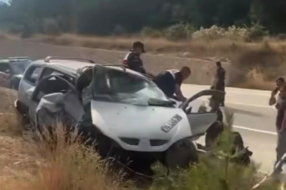 Bursa'da takla atan araçtaki çift yaşamını yitirdi