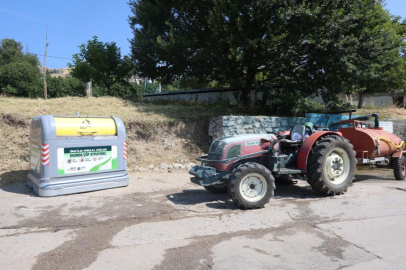 Osmangazi’de zirai atıklar artık doğaya değil geri dönüşüme gidiyor