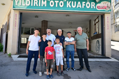 Başkan Yılmaz, Çiçek Caddesi esnafıyla buluştu
