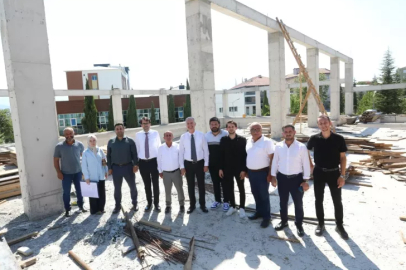 Alanyurt yüzme havuzunda çalışmalar tam gaz