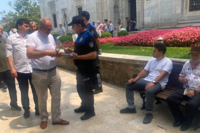 Bursa’da polisten vatandaşlara güvenlik bilgilendirmesi