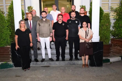 Bursaspor yönetimi ve taraftarı, Bursa emniyetiyle buluştu