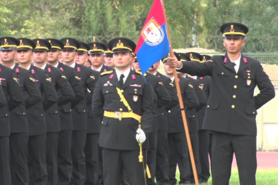Işıklar Jandarma Astsubay Meslek Yüksekokulu'nda mezuniyet coşkusu