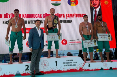 Büyükşehir Belediyesporlu Fazlı Eryılmaz dünya şampiyonu