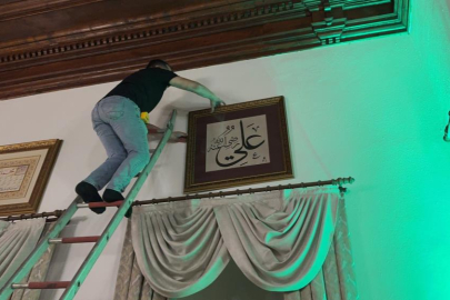Üftâde Hazretleri makamında baskı levhalar yenilendi