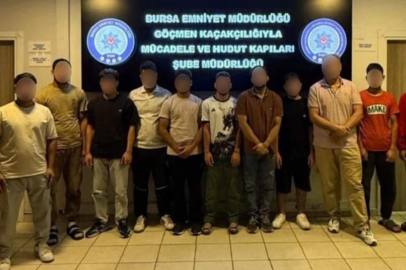 Bursa’da kaçak göçmen operasyonu: 11 kişi yakalandı, 1 şüpheli gözaltında