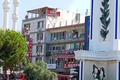 Bursa'nın Gemlik ilçesinde bir pasajın çatı katında yangın çıktı.